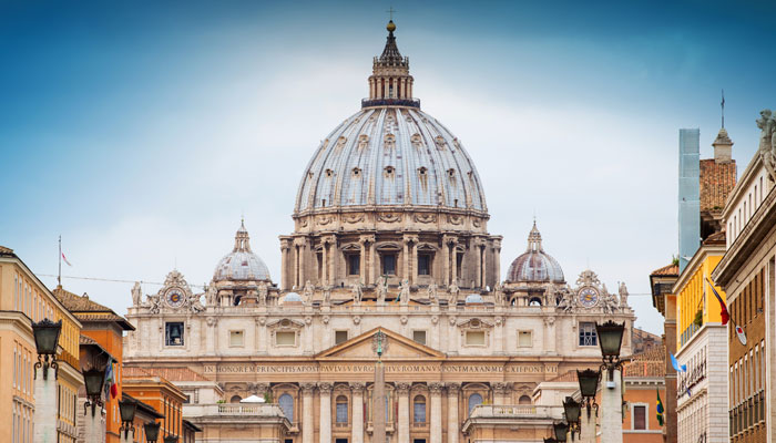 st. peter's basilica dome rome italy architecture