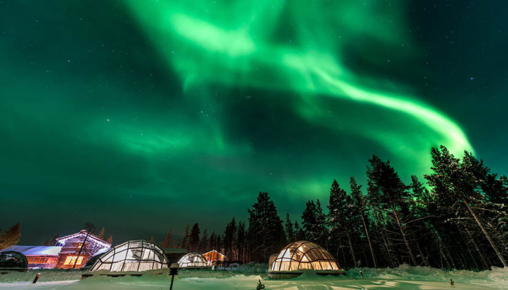 Aurora borealis in Finland bucketlist destination